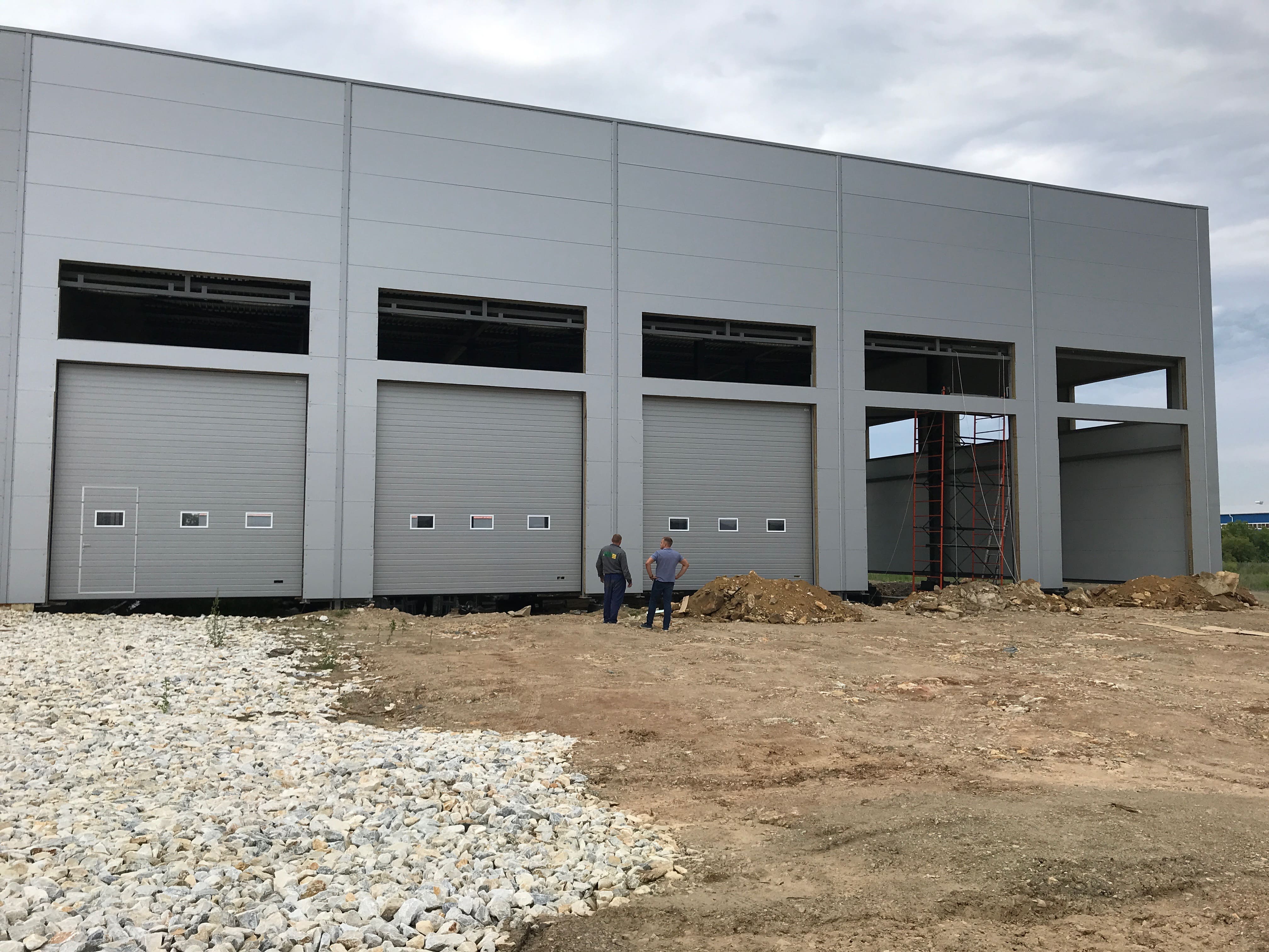Ворота ProTrend в "Камаз Центр Екатеринбург", г. Березовский, ул. Кольцевая 4к